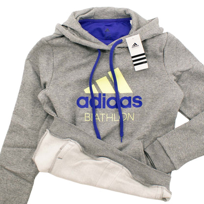 Adidas Graphic Biathlon Hoodie Damen Kapuzenpullover Sweatshirt
