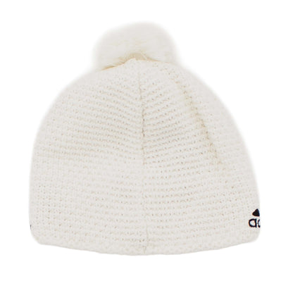 Adidas Crochet Beanie Bommel-Mütze Winter-Mütze Damen Herren Fleece-Mütze