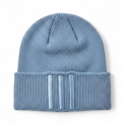 Adidas 3S BEANIE Mütze Damen Herren Strickmütze Blau IY5260