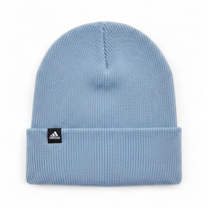 Adidas 3S BEANIE Mütze Damen Herren Strickmütze Blau IY5260