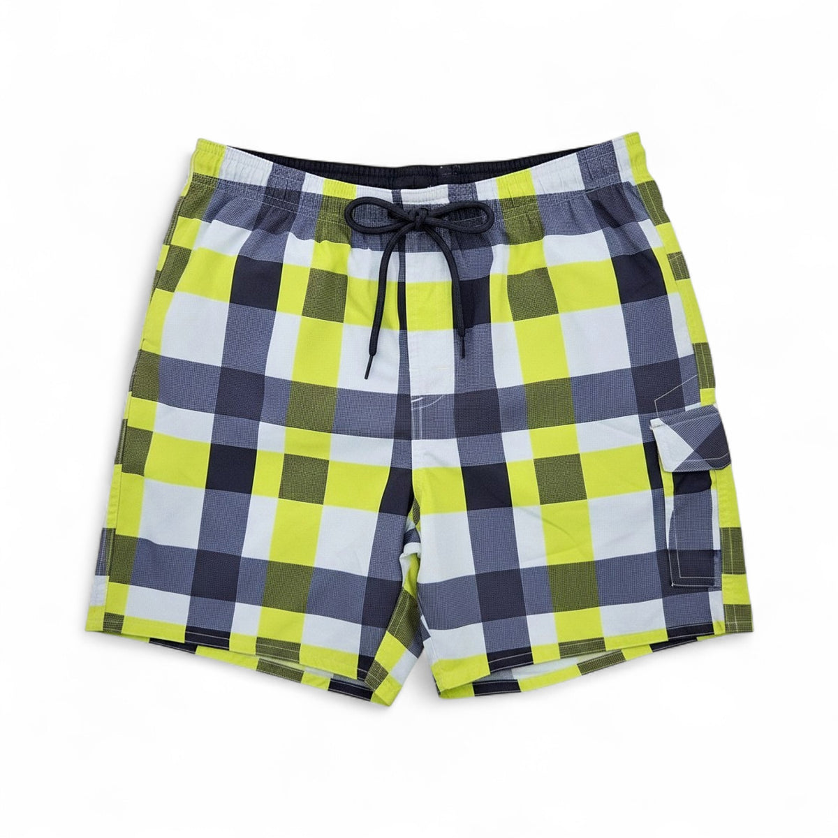 Adidas Y CHECK ML Kinder Badehose Schwimm-Shorts Karomuster S16451 – Bild 2