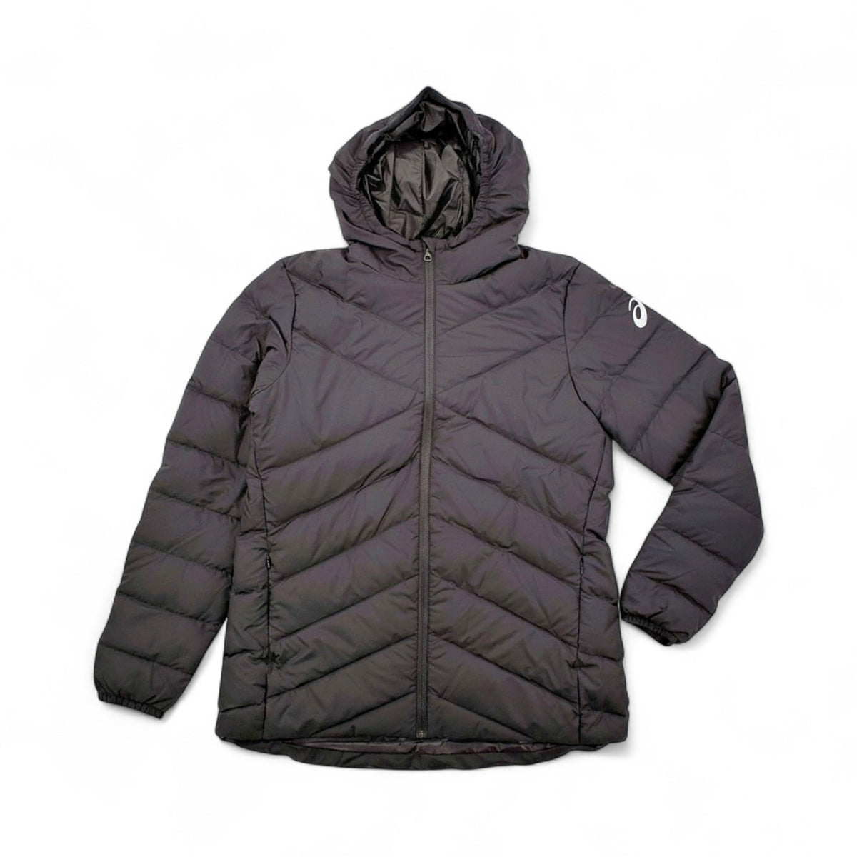 Asics Down Hooded Jacke Damen Winterjacke Daunenjacke Gr. L