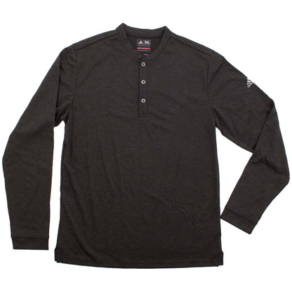 Adidas Golf Travel Wool Henley Shirt Herren Sportshirt Longsleeve