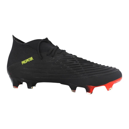 Brand Dealers Arena e.K. - BDA24 black Adidas Predator Edge.1 FG football boots with red accents and synthetic upper.