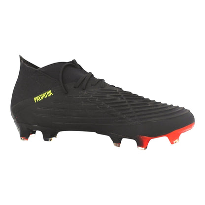 Brand Dealers Arena e.K. - BDA24 black Adidas Predator Edge.1 FG football boots with red accents and synthetic upper.