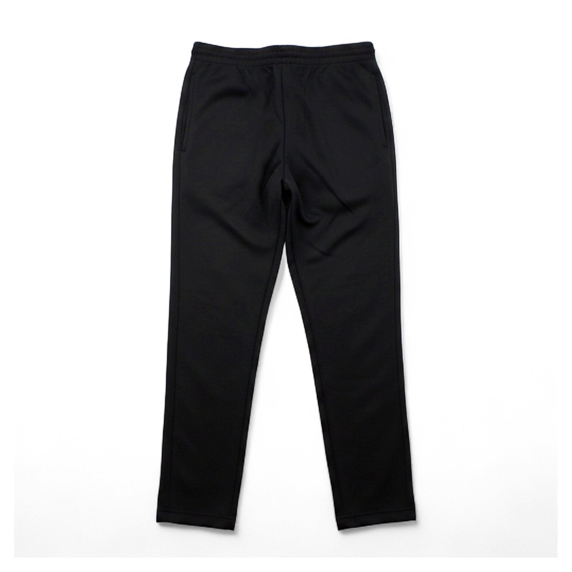 Brand Dealers Arena e.K. - BDA24 black polyester-cotton blend Adidas track pants with elastic waistband and drawstring.