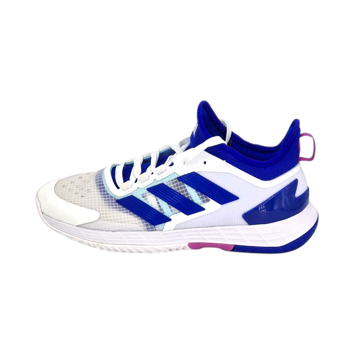 Brand Dealers Arena e.K. - BDA24 Adidas Adizero Ubersonic 4.1 Tennisschuh in Weiß und Blau mit Mesh-Obermaterial