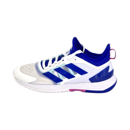 Brand Dealers Arena e.K. - BDA24 Adidas Adizero Ubersonic 4.1 Tennisschuh in Weiß und Blau mit Mesh-Obermaterial