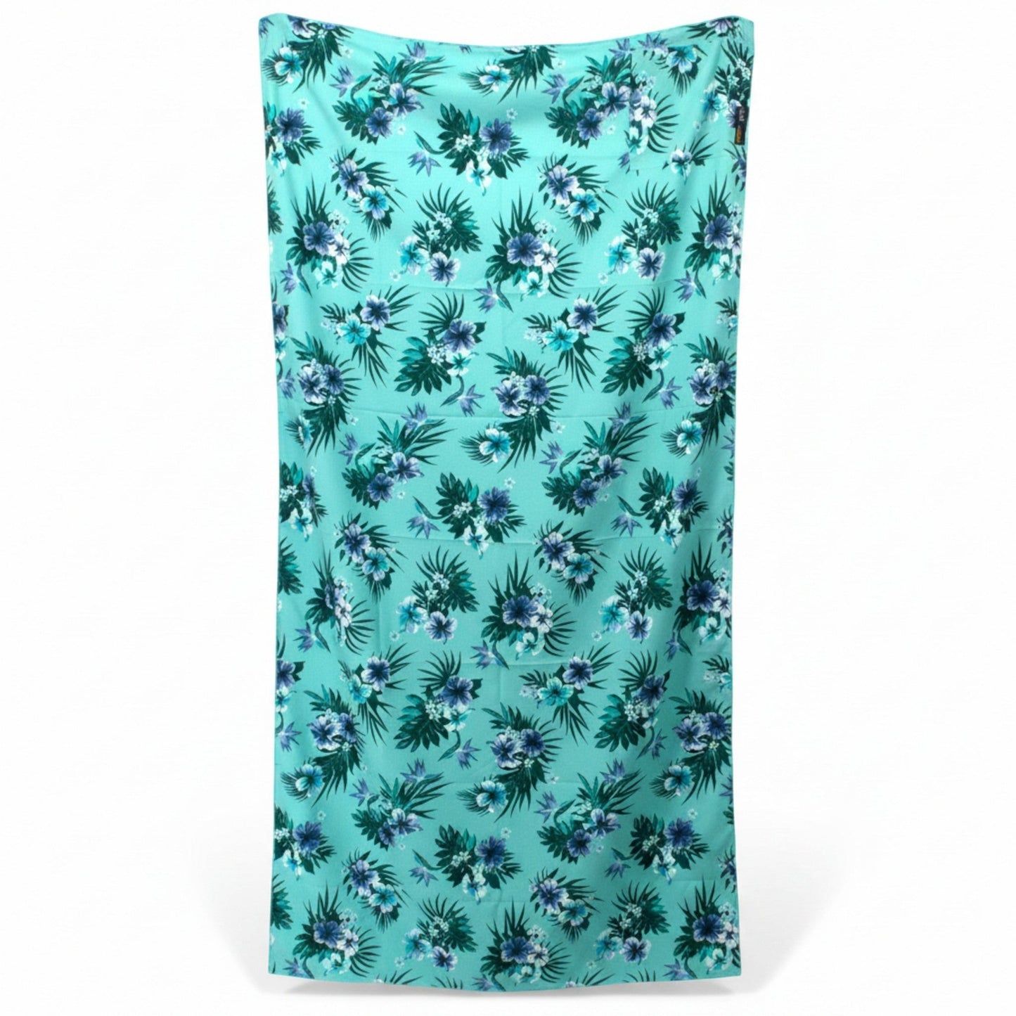 Brand Dealers Arena e.K. - BDA24 Jack Wolfskin Tropical Scarf mit blauem Blumenmuster und UV-Schutz aus Polyester