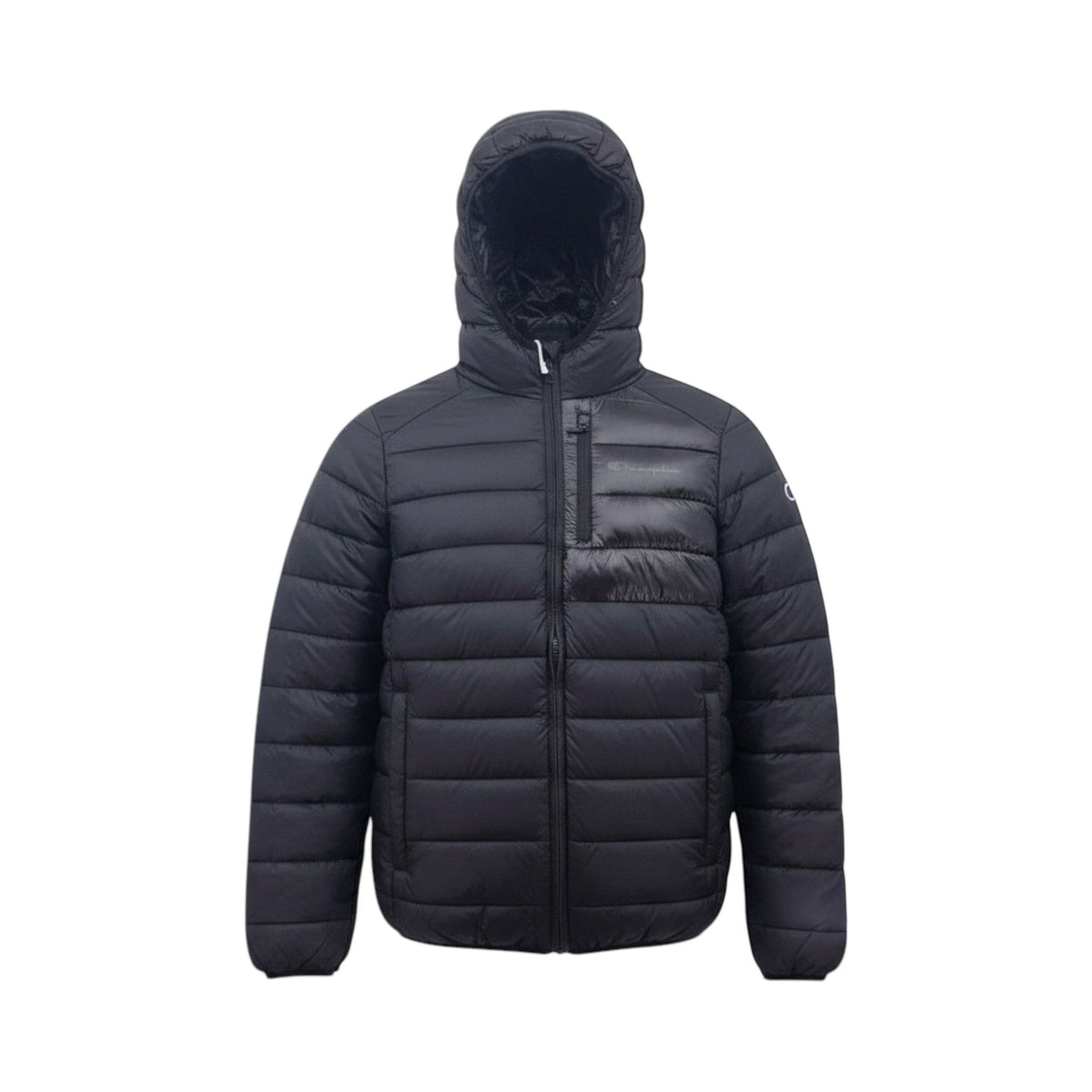 Champion Outdoor Stepp-Jacke für Herren mit Kapuze Schwarz 219184-KK001