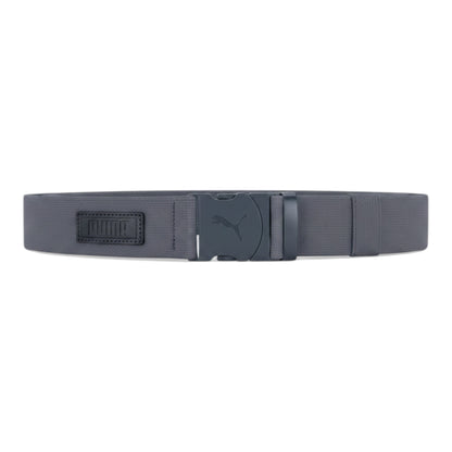 Grauer PUMA Ultralite Stretch Gürtel aus Nylon, Gummi und Polyester mit Schnallenverschluss und PUMA-Logo