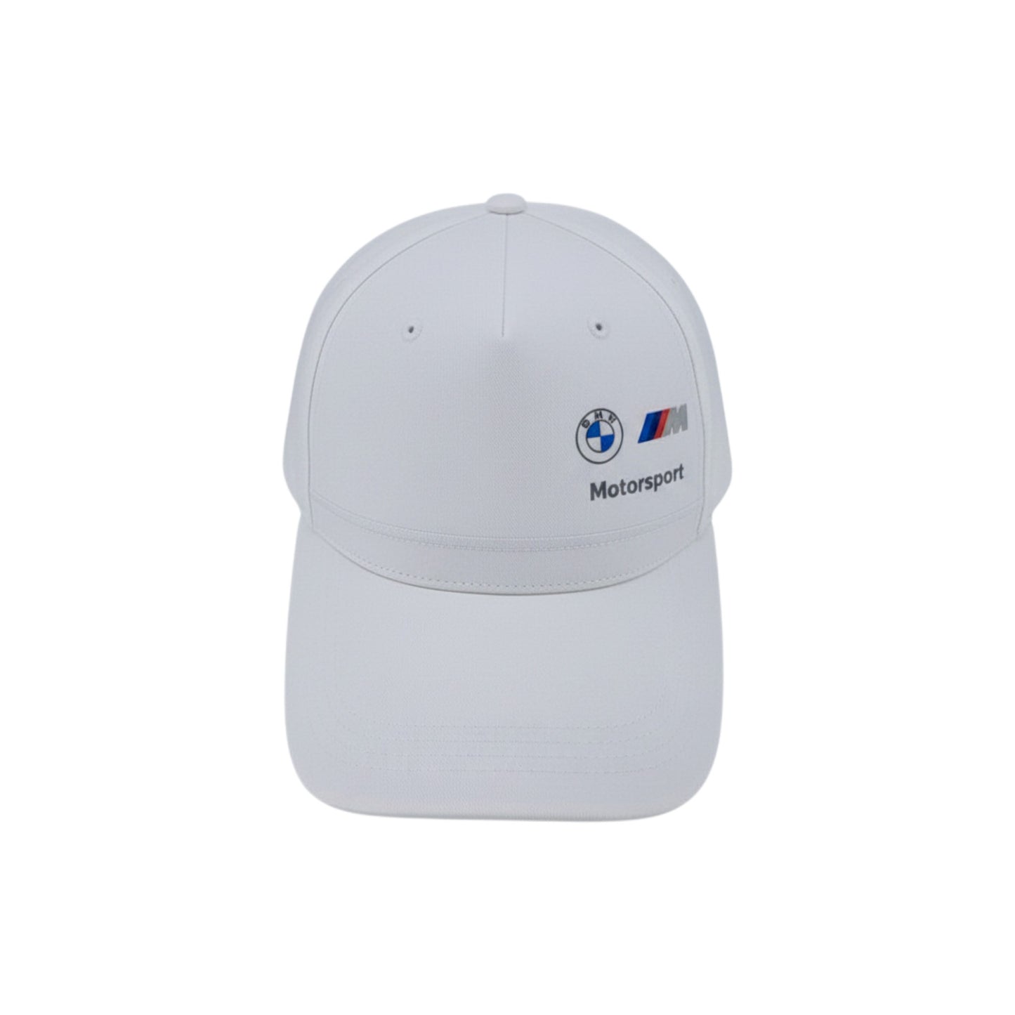 Brand Dealers Arena e.K. weiße Baseballkappe aus Polyester mit BMW Motorsport Logo, verstellbar, Unisex