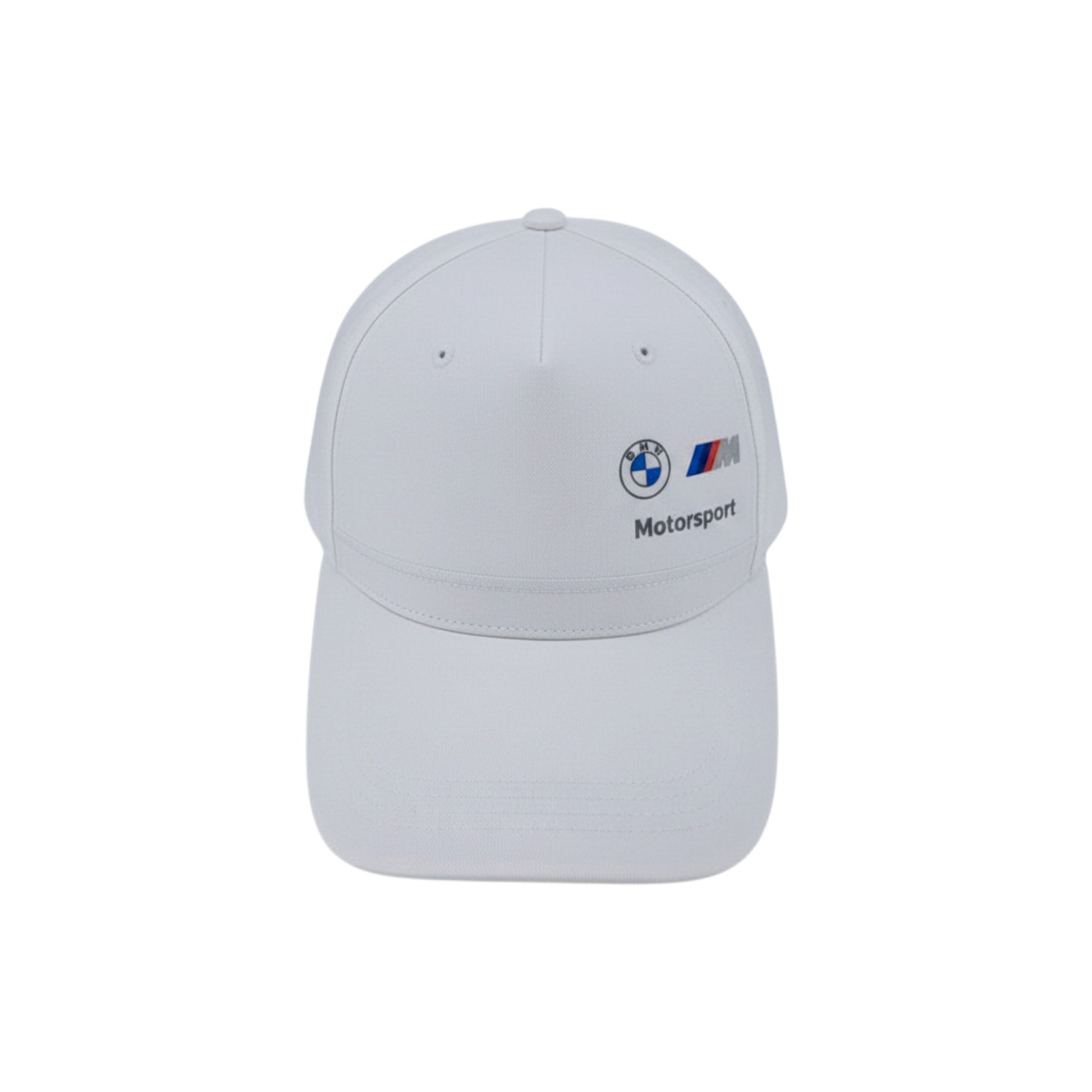 Brand Dealers Arena e.K. weiße Baseballkappe aus Polyester mit BMW Motorsport Logo, verstellbar, Unisex