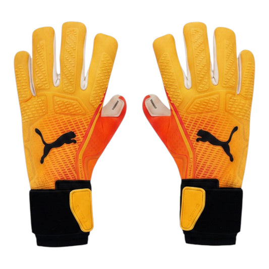 Brand Dealers Arena e.K. - BDA24 Torwarthandschuhe PUMA ULTRA Ultimate in Orange und Gelb mit schwarzem Puma-Logo