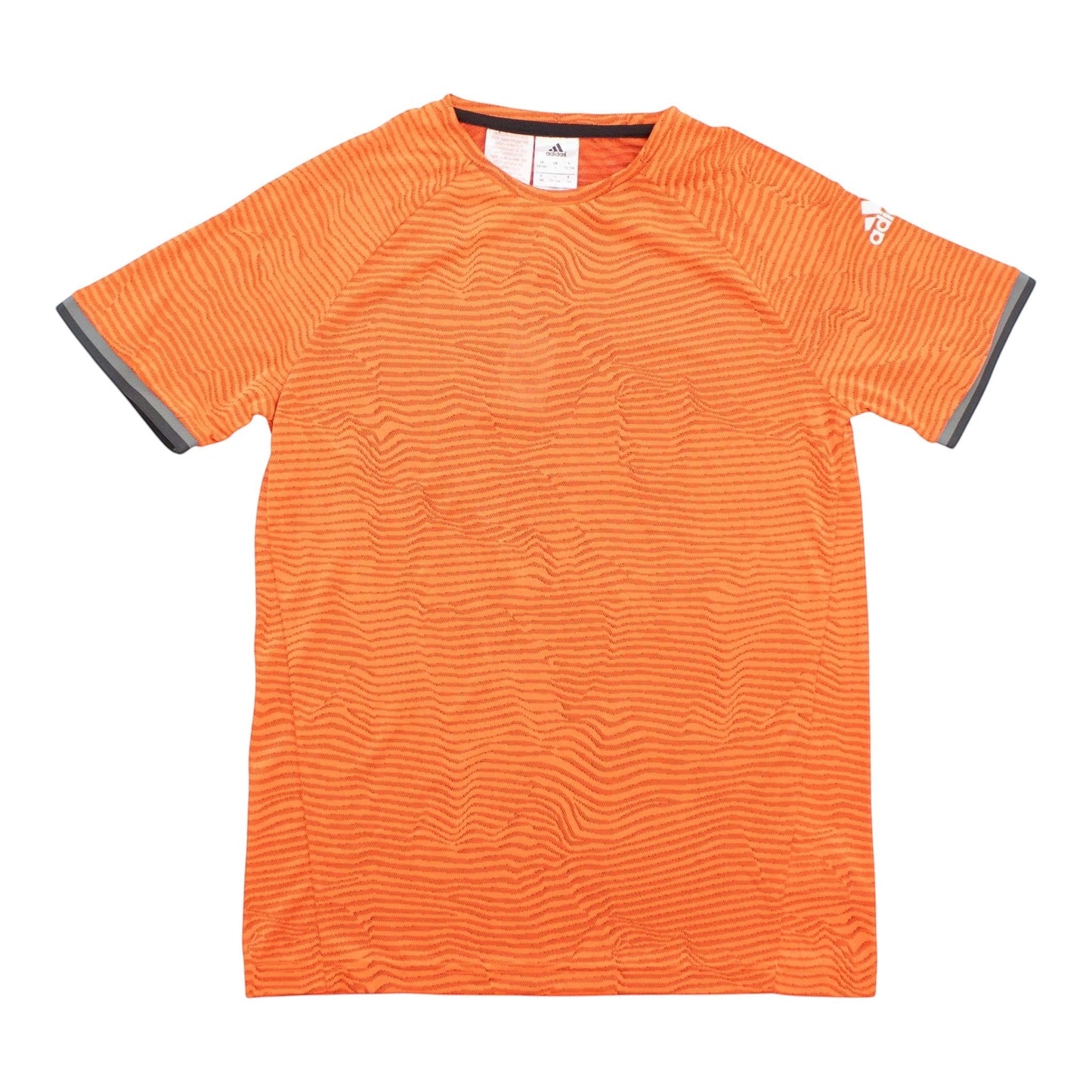 Brand Dealers Arena e.K. youth orange Adidas Adizero polyester t-shirt with crew neck, short sleeves, and 3-stripe detail.