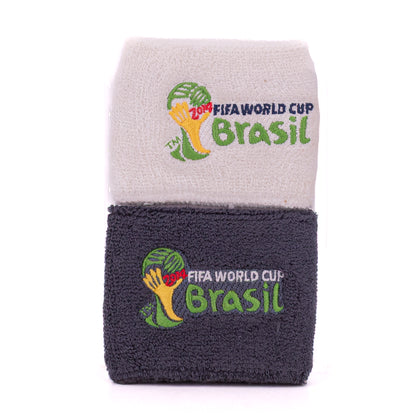 Adidas Oe Wristband Schweißband Armband Weiß Grau