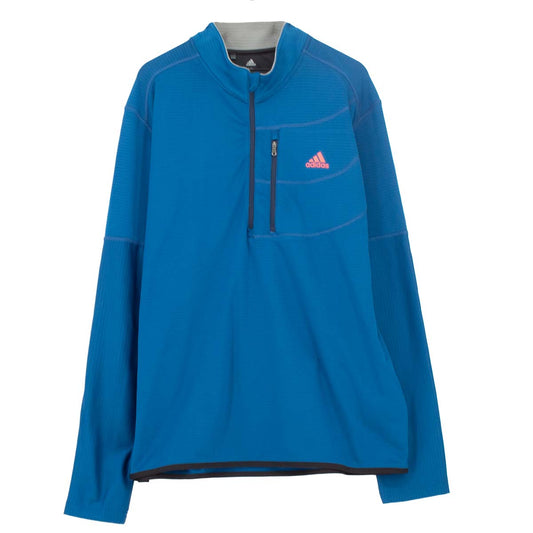 Adidas Climawarm Gridded 1/4 Zip Golf Sweatshirt Herren DT6665 Blau 2XL
