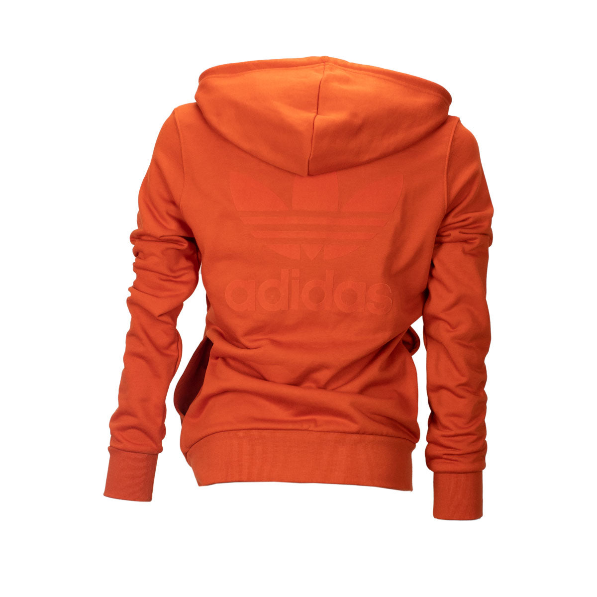 Adidas Originals Zip Hoodie Damen Kapuzenpullover Sweatjacke French Terry DU9851 Orange 34