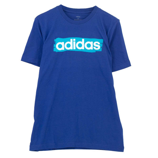 Adidas E Lin Brush Logo Tee Herren T-Shirt kurzarm Baumwolle DV3052 M