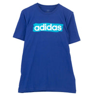 Adidas E Lin Brush Logo Tee Herren T-Shirt kurzarm Baumwolle DV3052