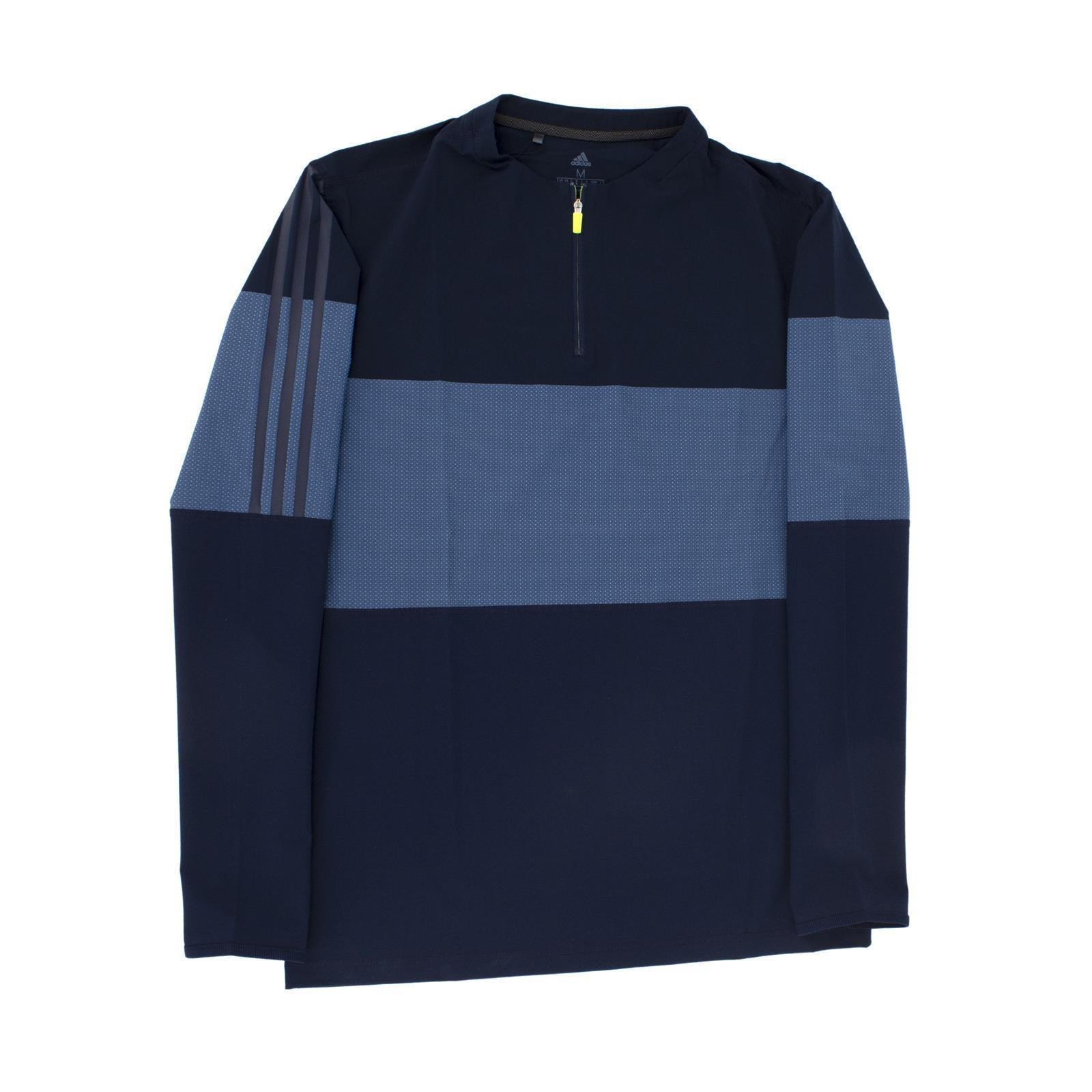 Adidas Golf Lightweight 1/4 Zip Hi-Stretch Wind Shirt Sweater blau FJ9934 - Brand Dealers Arena e.K. - BDA24