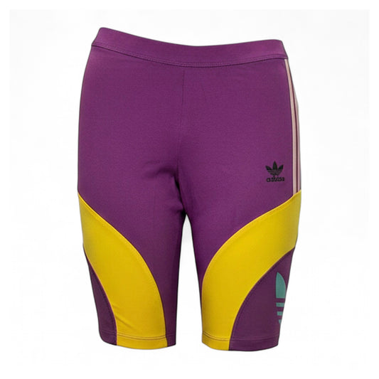 Adidas Originals Cycling Short Hot Pant Damen Hose Radhose Sport Violett FN2905