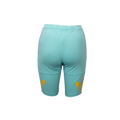 Adidas Originals Cycling Short Hot Pant Damen Hose Radhose Sport Türkis FN2906