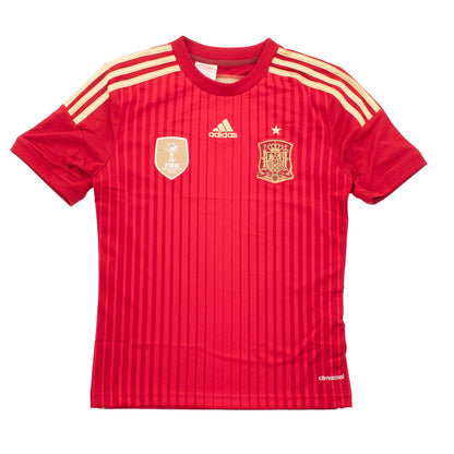 Spanien FEF Home Jersey World Cup Badge Trikot Y