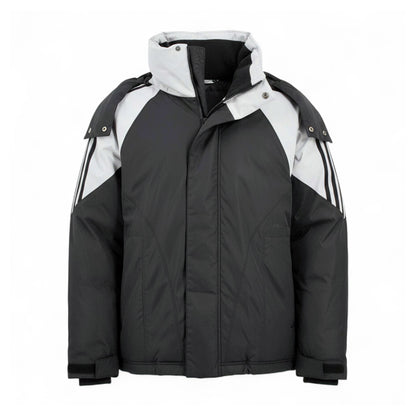 Adidas Logo Down Jacke Oversize Damen Daunenjacke Winterjacke schwarz GD2506