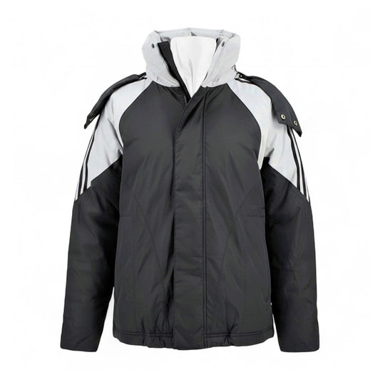 Adidas Logo Down Jacke Oversize Damen Daunenjacke Winterjacke schwarz GD2506
