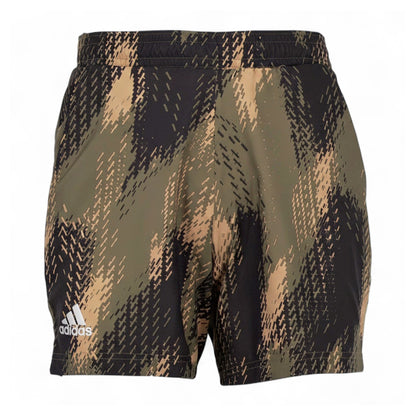 Adidas Tennis AOP Printed Shorts Kurze Hose Taschen Herren camouflage Grün