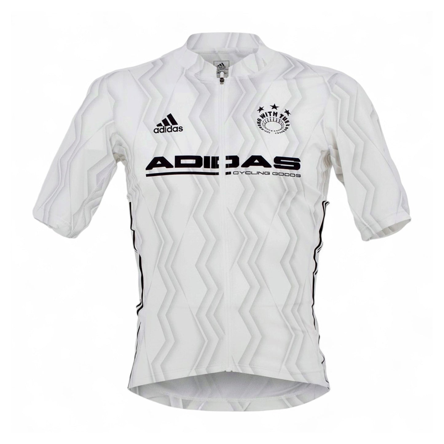 Adidas Cycling The Jersey Q3 M Jersey Rad Trikot T-Shirt Herren weiß HA0421
