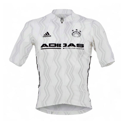 Adidas Cycling The Jersey Q3 M Jersey Rad Trikot T-Shirt Herren weiß HA0421
