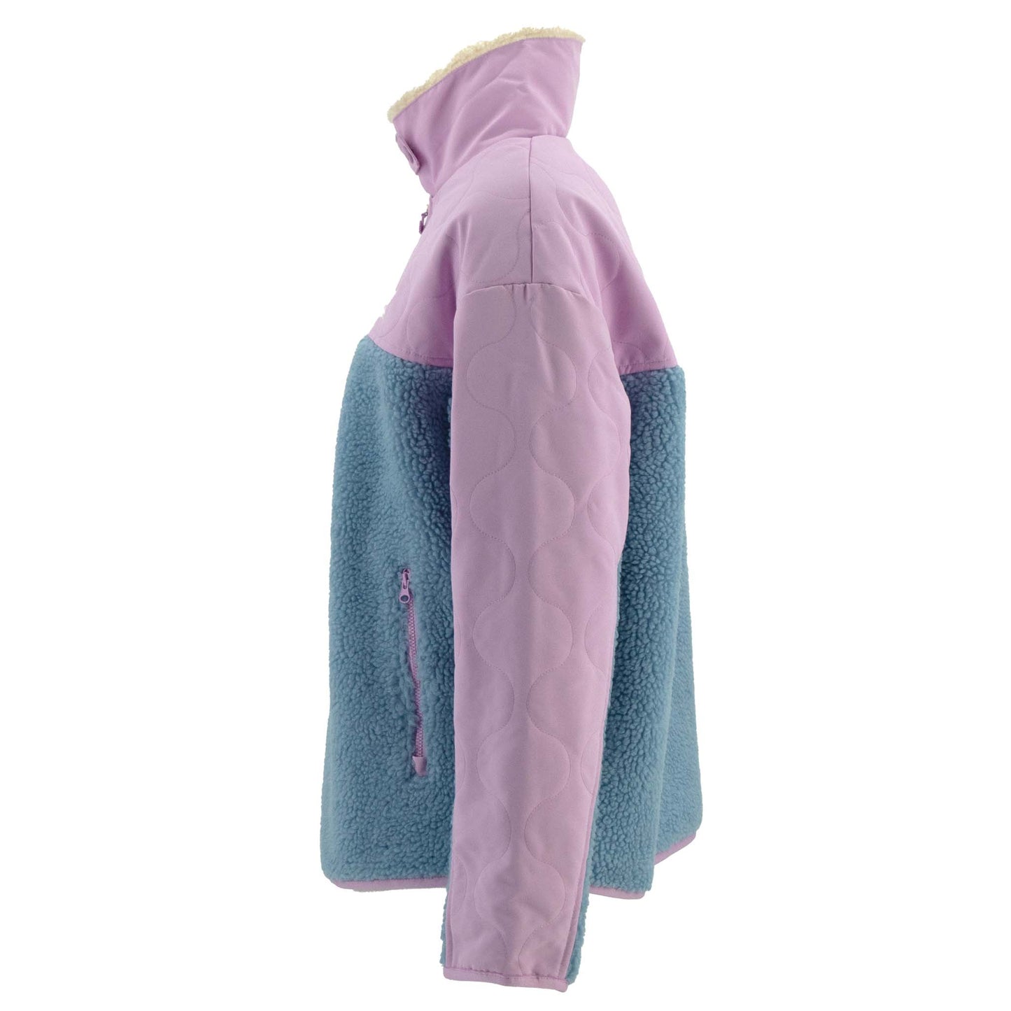 Adidas Originals Sherpa Jacke Damen Fleece Winterjacke Rosa HE6587