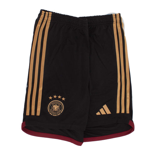 Adidas Shorts DFB Deutschland Away A Y Kinder Fussball Hose HF1480 Schwarz