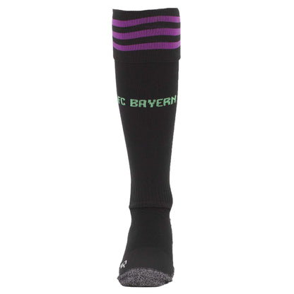 Adidas FCB Away Fussball Socken FC Bayern München Auswärts-Stutze Schwarz HR3738
