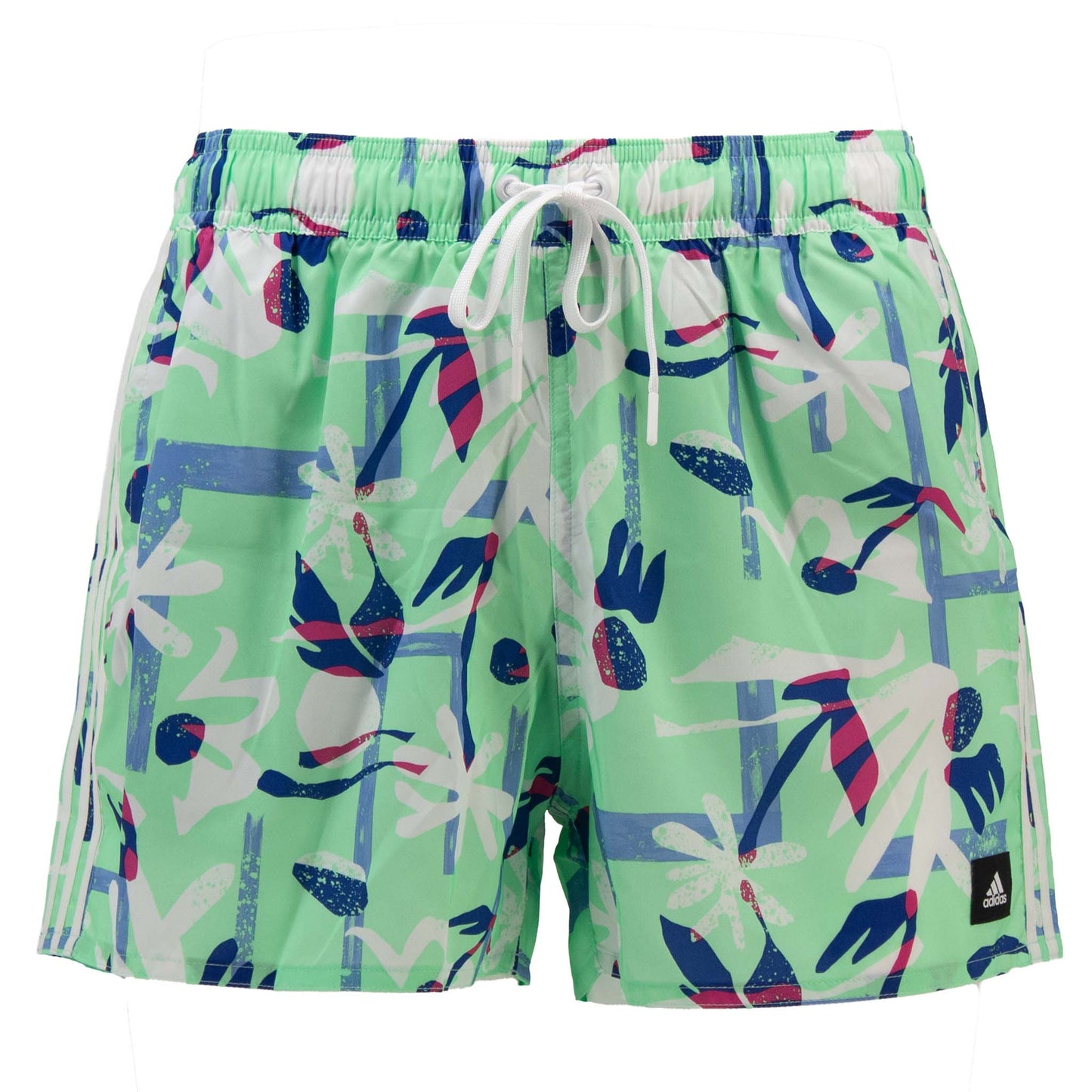 Adidas Swim Flo Clx Vsl Shorts Herren Badehose Schwimmhose Grün