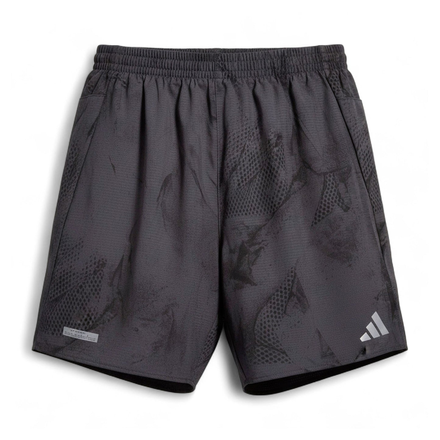 Adidas Running Ultimate Aop Shorts Herren Laufhose Sporthose Grau