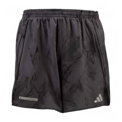 Adidas Running Ultimate Aop Shorts Herren Laufhose Sporthose Grau