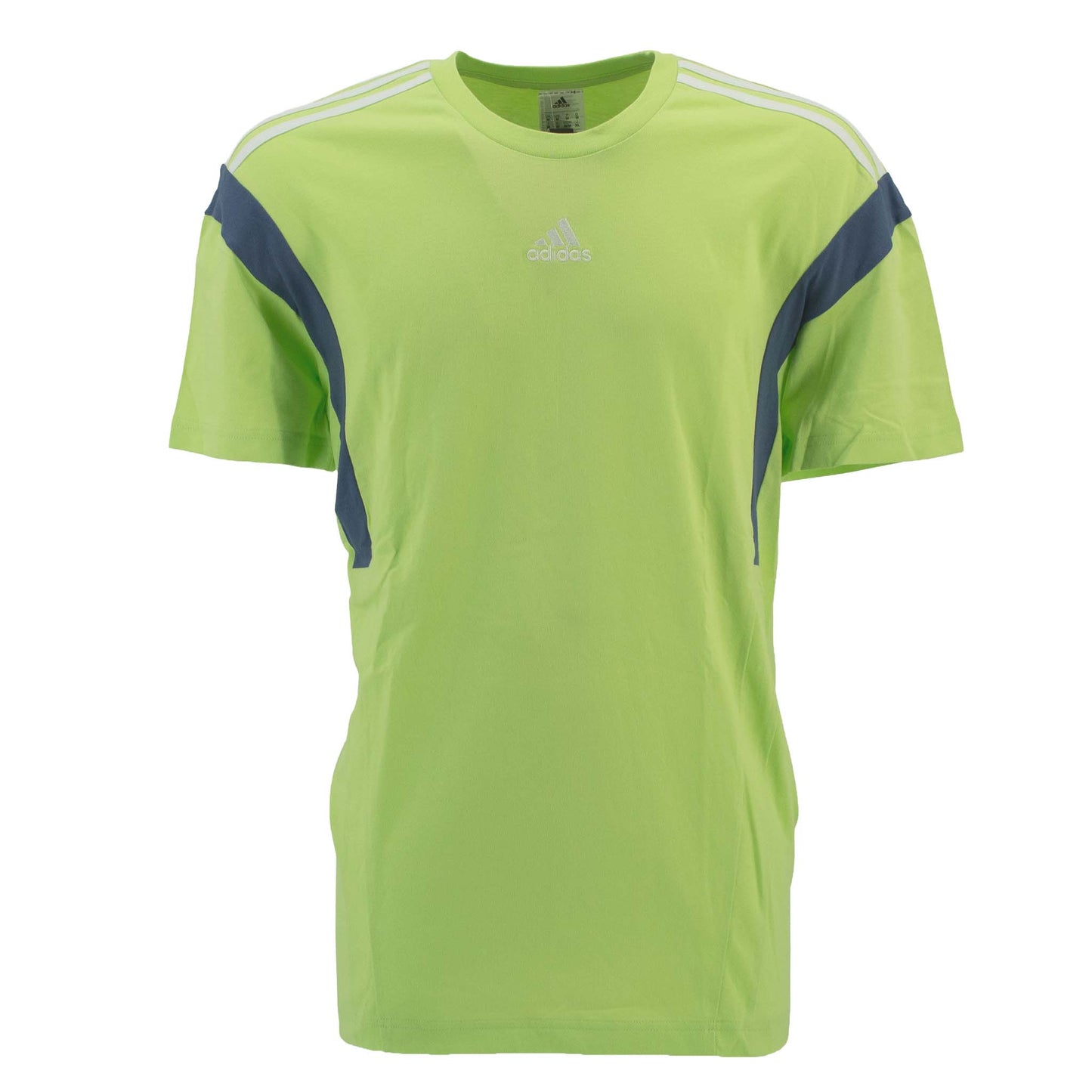 Adidas Colorblock Cb T-Shirt Herren Sportshirt Grün Gr. M