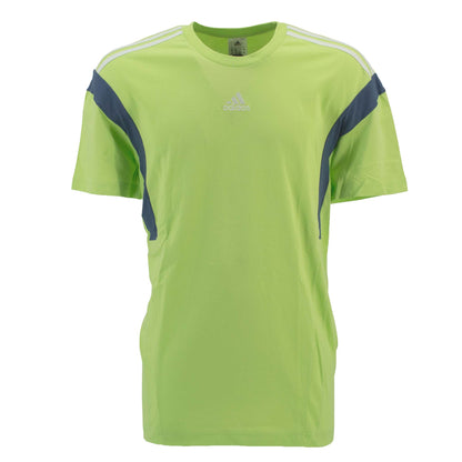 Adidas Colorblock Cb T-Shirt Herren Sportshirt Grün Gr. M
