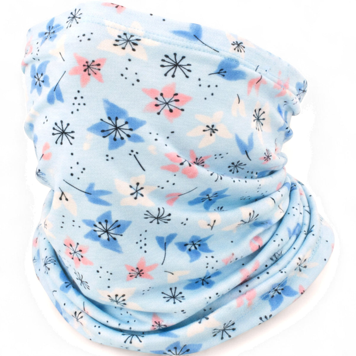 Jack Wolfskin Print Headgear Kids Schlauchschal blau - Ghost Mannequin, leicht aufgerollt