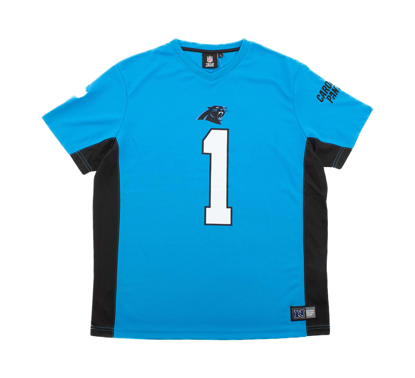 Fanatics NFL Football Carolina Panthers Cam Newton Nr. 1 T-Shirt Jersey Trikot Gr. L
