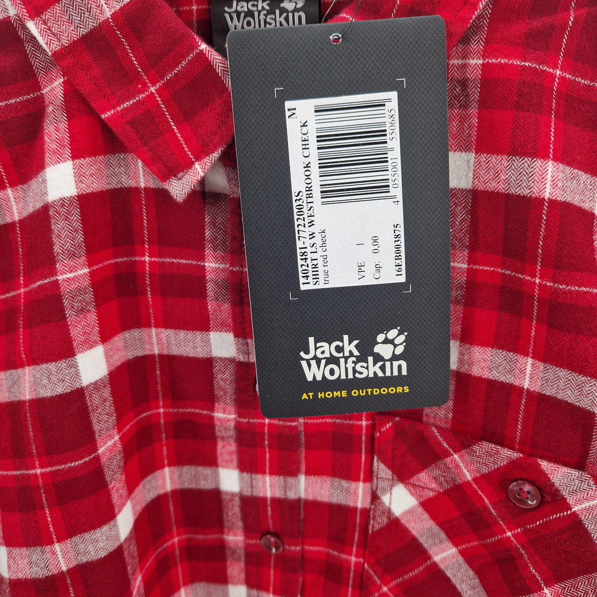 Jack Wolfskin Shirt Longsleeve Shirt Damen Westbrook Check Damen