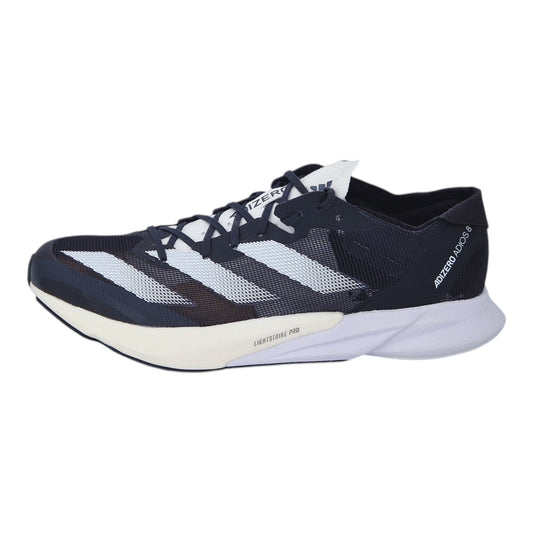 Adidas Adizero Adios 8 Laufschuh Herren in Schwarz mit Mesh-Obermaterial und 3-Streifen