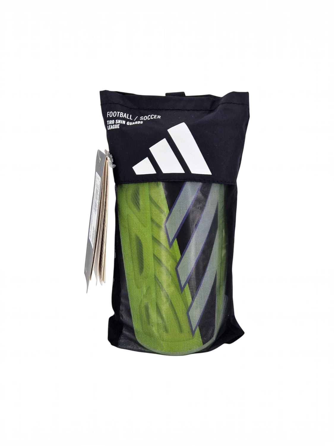 Brand Dealers Arena e.K. - BDA24 Adidas Tiro SG LGE football shin guards in a black mesh carrying bag