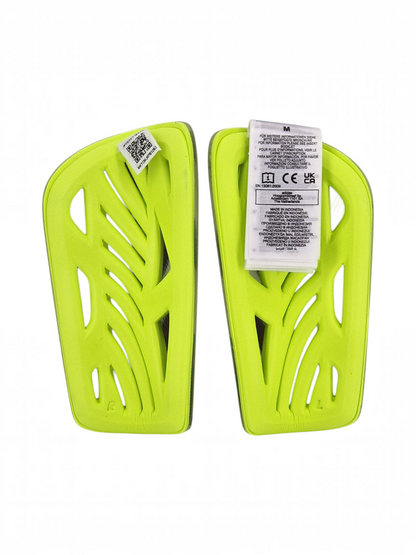 Brand Dealers Arena e.K. - BDA24 Adidas Tiro SG LGE neon yellow soccer shin guards with protective shell and labels