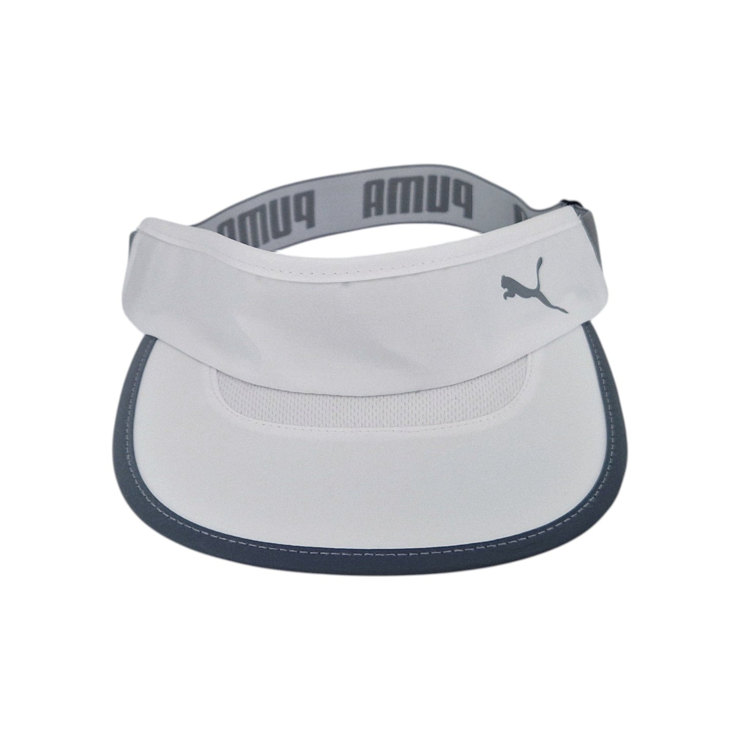 Puma Running Visor Cap Sonnenschutz Damen Herren Weiß