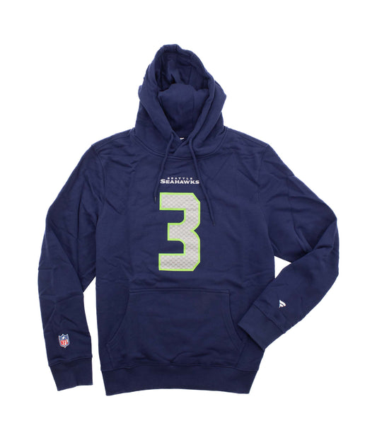 Fanatics NFL Seattle Seahawks Hoodie Herren Kapuzenpullover Nr. 3 Wilson Gr. L