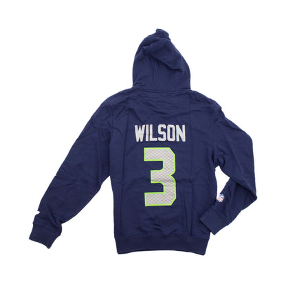 Fanatics NFL Seattle Seahawks Hoodie Herren Kapuzenpullover Nr. 3 Wilson Gr. L